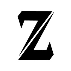 icon, z letter logo stock