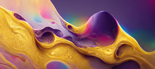 Vibrant abstract colors wallpaper design yellow and violet