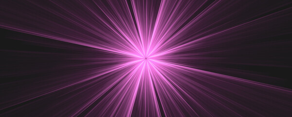 Obraz premium glowing purple color light explosion background