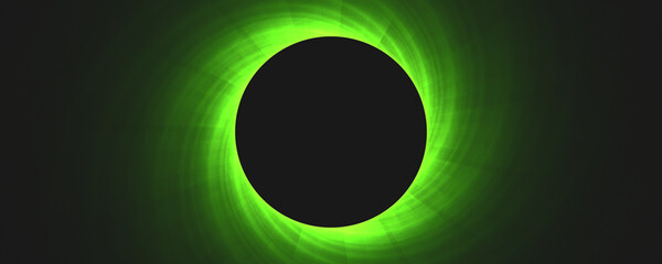 green color tunnel vortex background