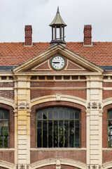 Evreux, Normandy, France: former Usine de Navarre, abandoned factory, risk of asbestos pollution, needs to be carefully cleaned-up, reclamation project in progress