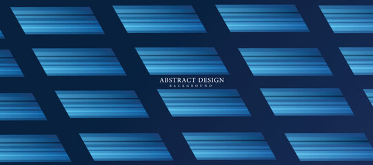3D modern wave dark blue background. Luxury paper cut background.abstract, 3d Vector illustration.modern pattern