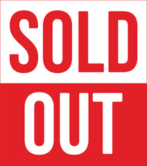 sold out sticker element