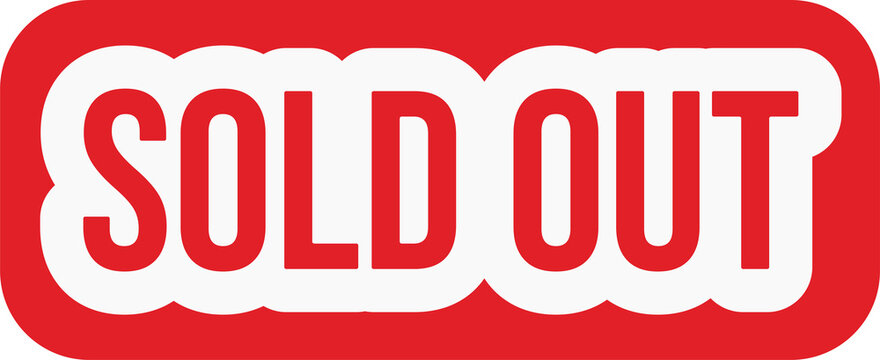 sold out sticker element
