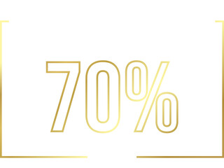 discount 70% off minimal design