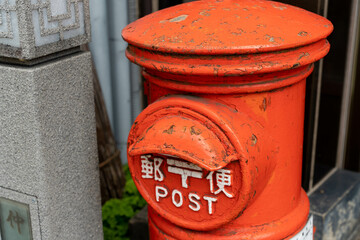 レトロな郵便ポスト