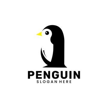 Premium Penguin Logo Design Vevtor