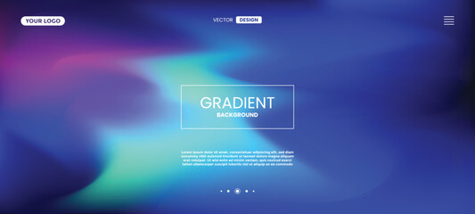 Blurred neon fluid gradient watercolour colourful background. Modern futuristic background. Can be use for landing page, book cover, brochure, flyers, magazine, business card	

