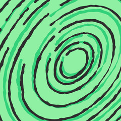 Abstract background with rough circular lines pattern