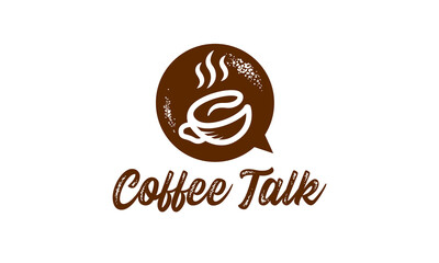 Coffee cup vector logo design template. Vector coffee shop labels.