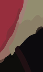 Aesthetic colorful abstract background