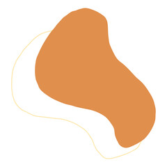 Abstract with Line Shape Design Element