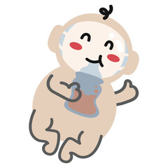 Baby Hand Drawn Childish Element