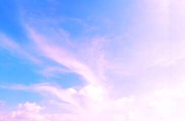 blue sky with clouds