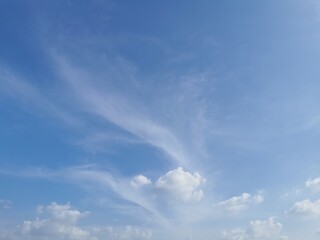 blue sky with clouds