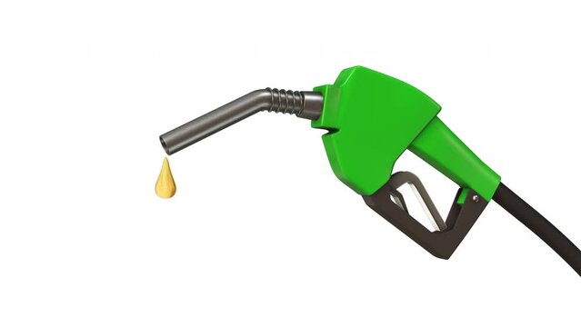 Gasoline pistol pump fuel nozzle