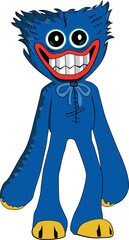 huggy wuggy play poppytime vector