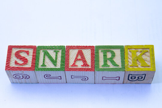 The term snark visually displayed on a clear background with copy space