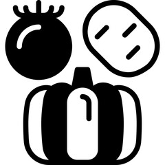 vegetable solid icon