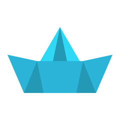Paper Boat Flat Icon