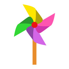 Pinwheel Flat Icon