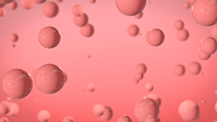 PASTEL COLOR SHINING SPHERES BACKGROUND