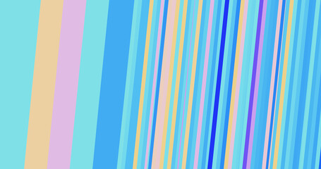 Render with bright colorful stripes in blue and beige colors