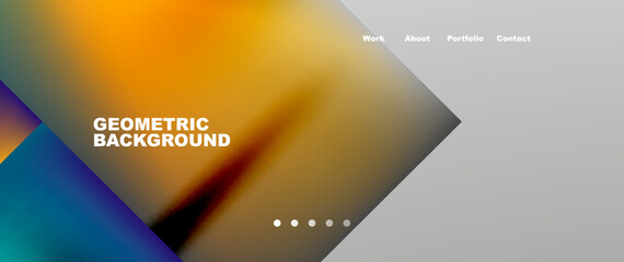 Overlapping circles abstract background template