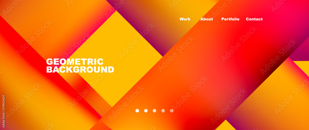 Poster minimal geometric abstract background. circle and line design. trendy techno business template for w