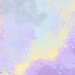 Colorful Watercolor art hand paint beautiful background