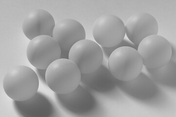 Abstract background with gray balls.