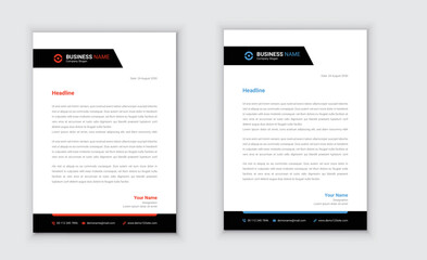 Corporate business letterhead template design