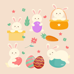 Easter Bunny Egg Set