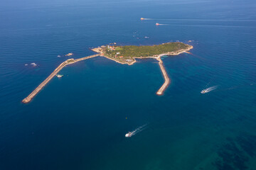 Kefken Island ( Turkish; Kefken Adası ) near Kefken Village, Kocaeli , Turkey