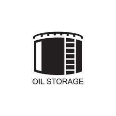 oil storage icon , tank icon