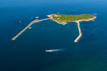 Kefken Island ( Turkish; Kefken Adası ) near Kefken Village, Kocaeli , Turkey