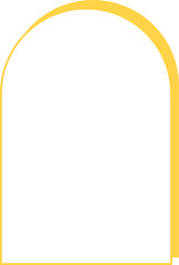 isolated badge arch