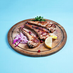 grilled fish with vegetables
