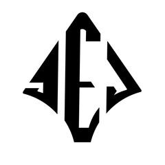 JEJ VECTOR logo. JEJ logo letter logo design vector image. JEJ letter logo design. JEJ modern and creative letter logo. 3 letter logo Vector Art Stock Images.   - obrazy, fototapety, plakaty