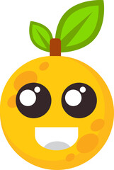 Obraz premium orange funny cartoon