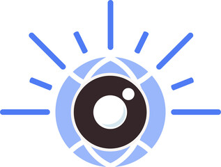 globe eye virus icon