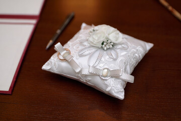 Wedding rings with different backgrounds