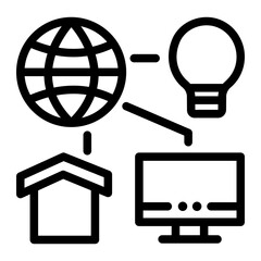 internet of things icon vector illustration