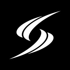 s logo icon design vector