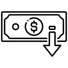 dollar money weaken Icon
