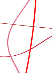 Grid Red Lines Abstract Background