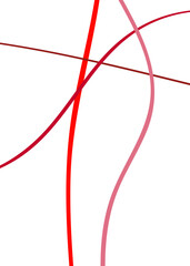 Grid Red Lines Abstract Background