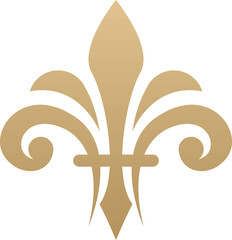 Gold Fleur De Lis © TWINS DESIGN STUDIO