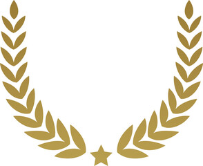 Gold Laurel wreath