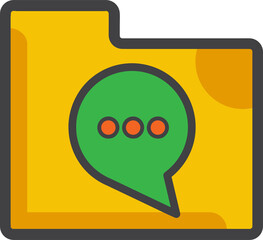 chat folder icon